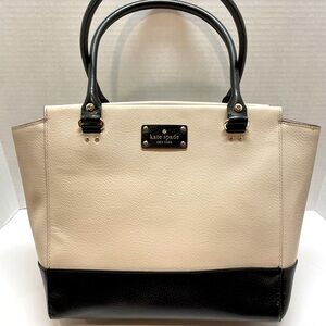 Kate Spade EUC Wellesley Camryn Pebble/Black Tote